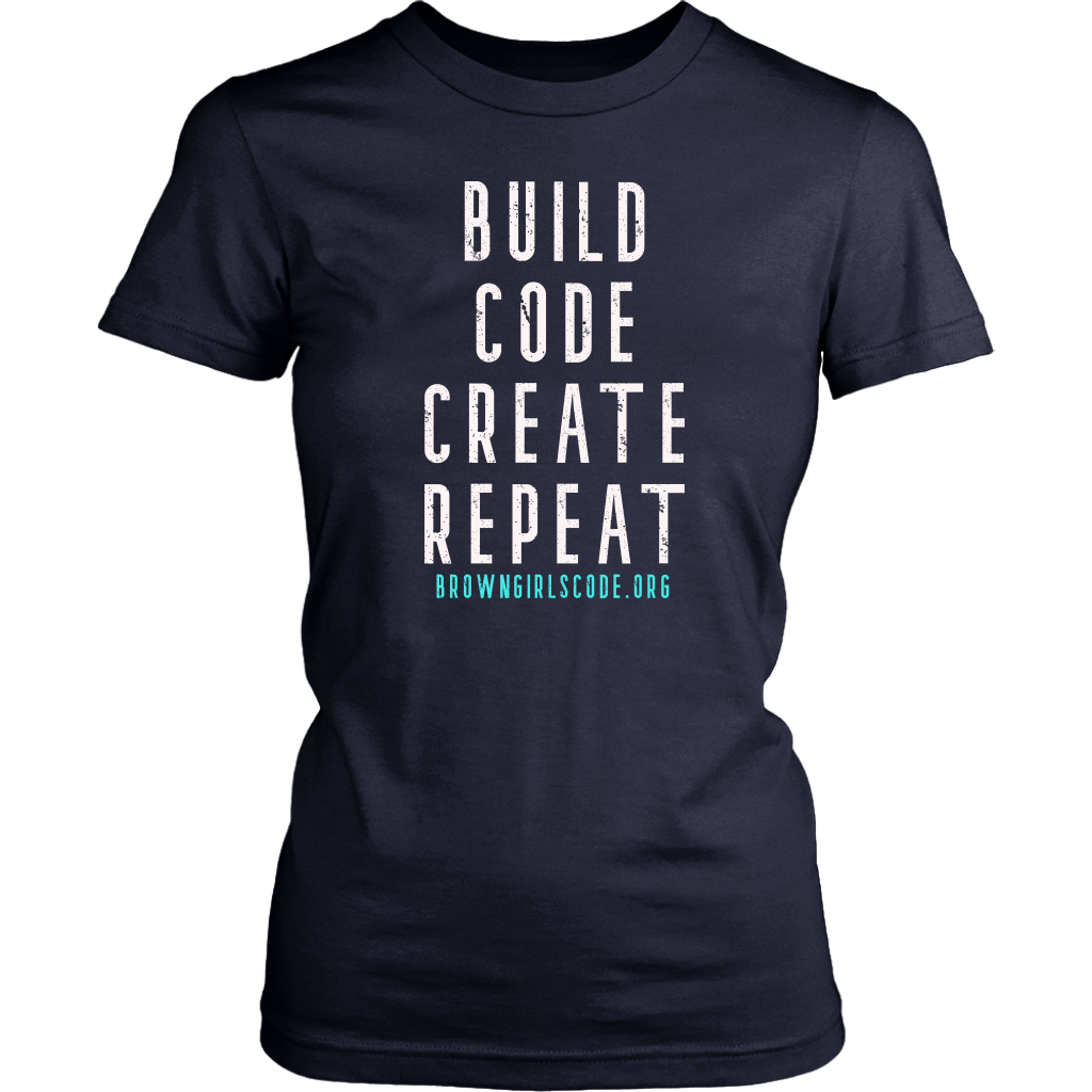 Build. Code. Create. Repeat Tee