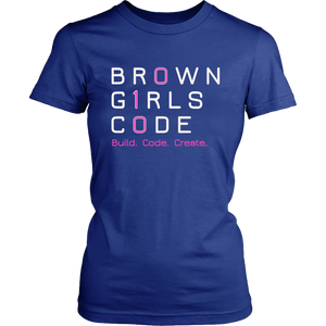 Brown Girls Code - BCC Chic Tee (Pink 010)
