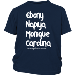 "STEMGirl Pioneers" YOUTH TEE
