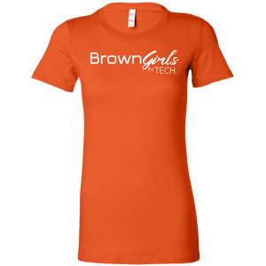 "Brown Girls In Tech 3.0" Fitted Tee