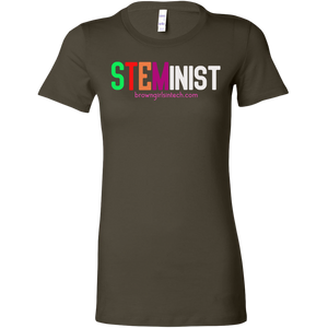 "STEMinist" Fitted Tee in Colors