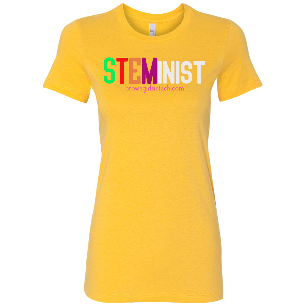 "STEMinist" Fitted Tee in Colors