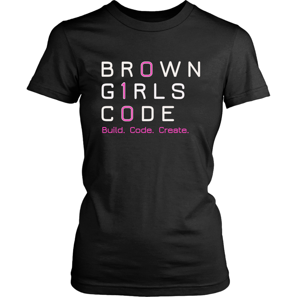 Brown Girls Code - BCC Chic Tee (Pink 010)