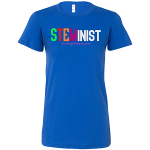 "STEMinist" Fitted Tee in Colors