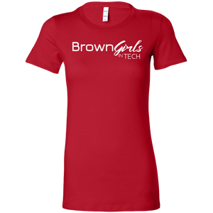 "Brown Girls In Tech 3.0" Fitted Tee