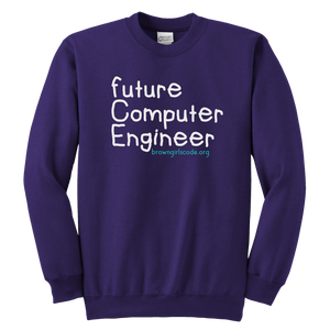 future Computer Engineer YOUTH Crewneck Sweatshirt