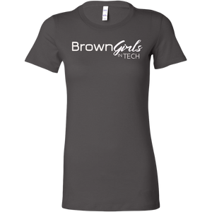 "Brown Girls In Tech 3.0" Fitted Tee