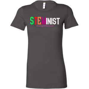 "STEMinist" Fitted Tee in Colors