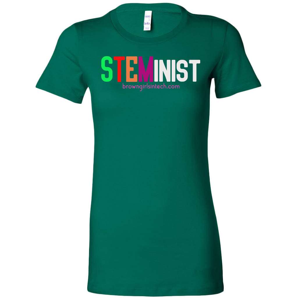 "STEMinist" Fitted Tee in Colors