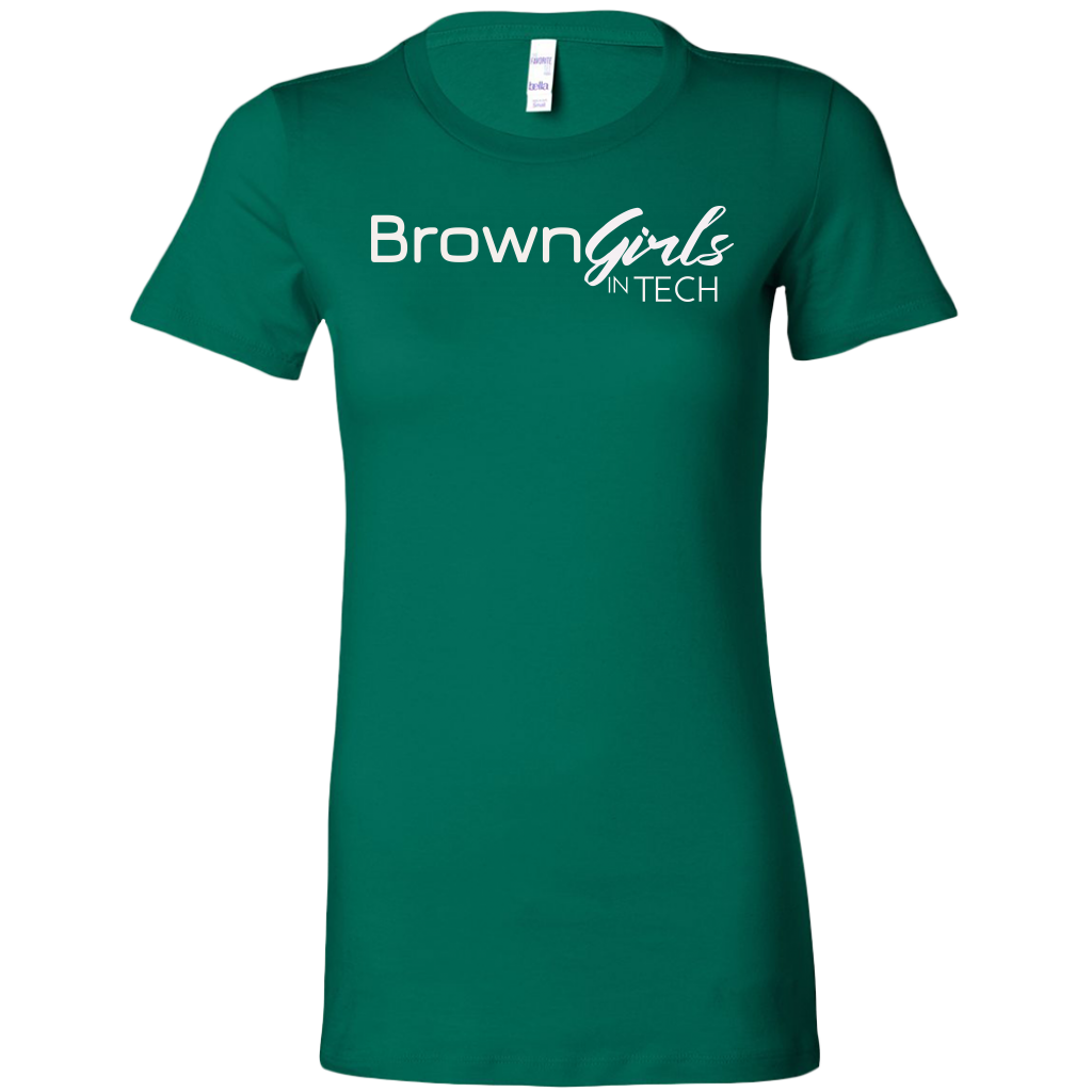 "Brown Girls In Tech 3.0" Fitted Tee