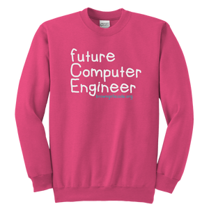 future Computer Engineer YOUTH Crewneck Sweatshirt
