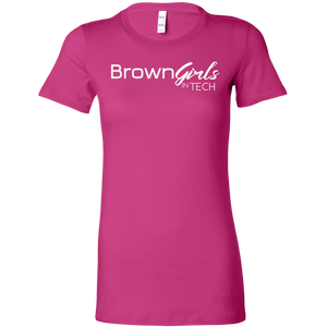 "Brown Girls In Tech 3.0" Fitted Tee