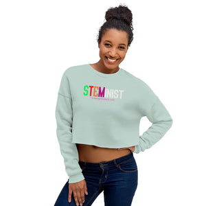 STEMinist Crop Sweatshirt -colors