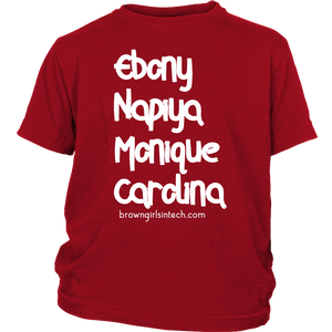 "STEMGirl Pioneers" YOUTH TEE