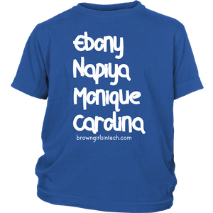 "STEMGirl Pioneers" YOUTH TEE