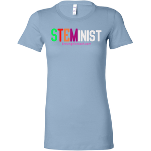 "STEMinist" Fitted Tee in Colors